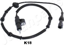 Japanparts ABS-K18 - Sensor, wheel speed www.parts5.com