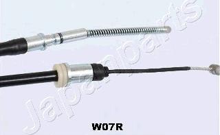 Japanparts BC-W07R - Cable, parking brake www.parts5.com