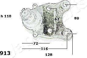 Japanparts BJ-913 - Articulatie sarcina / ghidare www.parts5.com