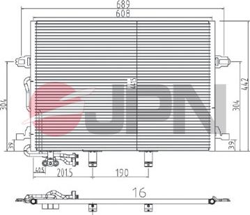 JPN 60C9102-JPN - Kondansatör, klima sistemi www.parts5.com