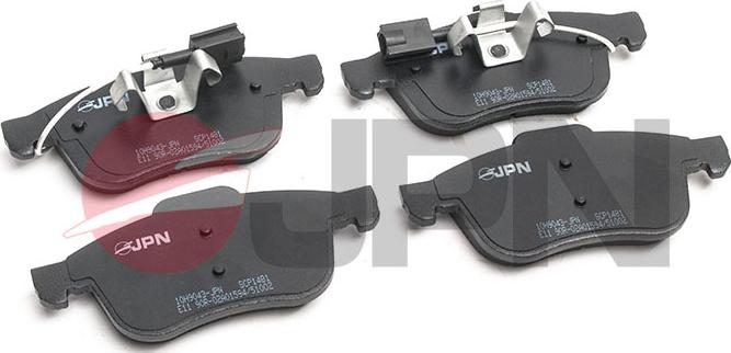 JPN 10H9043-JPN - Brake Pad Set, disc brake www.parts5.com