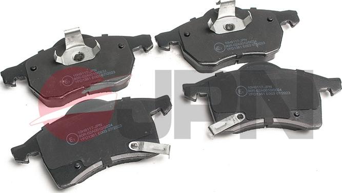 JPN 10H9117-JPN - Brake Pad Set, disc brake www.parts5.com