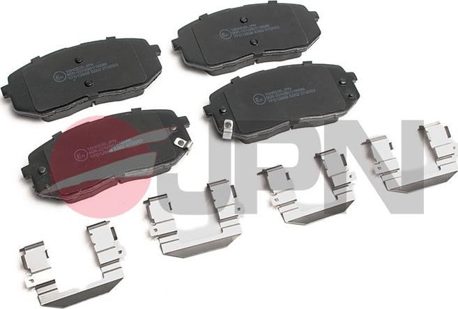 JPN 10H0530-JPN - Brake Pad Set, disc brake www.parts5.com