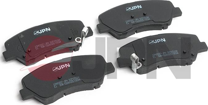 JPN 10H0337-JPN - Brake Pad Set, disc brake www.parts5.com