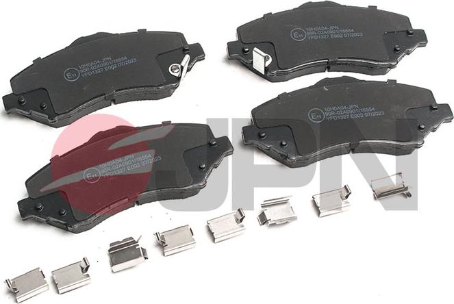 JPN 10H0A04-JPN - Brake Pad Set, disc brake www.parts5.com