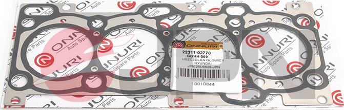 JPN 25U0525-JPN - Gasket, cylinder head www.parts5.com