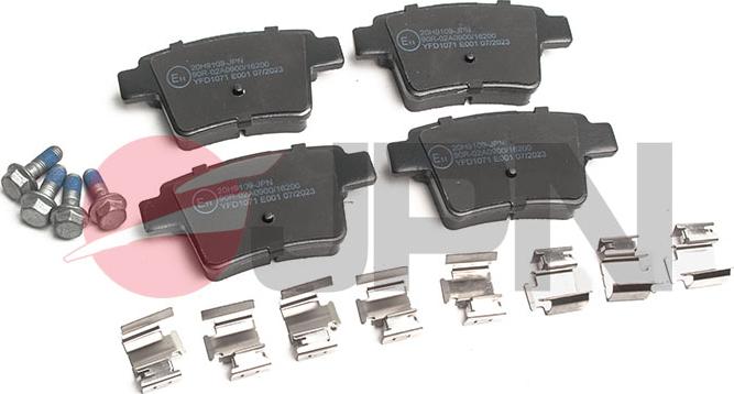 JPN 20H9109-JPN - Brake Pad Set, disc brake www.parts5.com