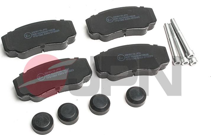 JPN 20H9118-JPN - Brake Pad Set, disc brake www.parts5.com