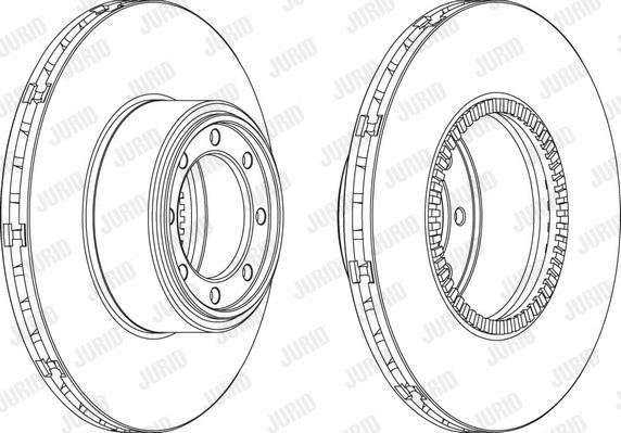 Jurid 569192J - Спирачен диск www.parts5.com