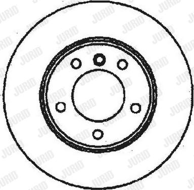 Jurid 561551JC - Brake Disc parts5.com