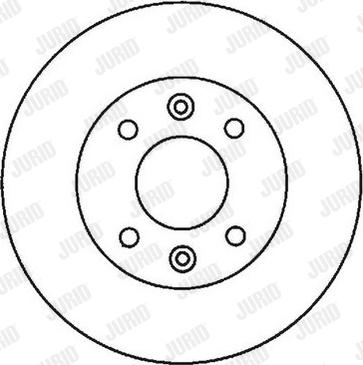 Jurid 561336JC - Тормозной диск www.parts5.com