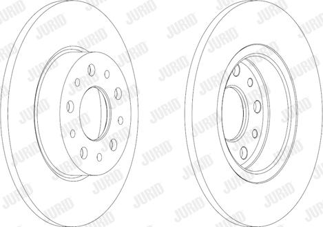 Jurid 563064JC - Тормозной диск www.parts5.com