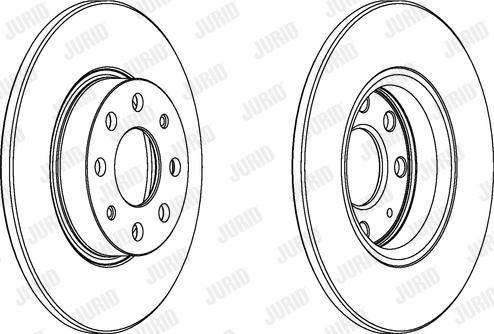 Jurid 563020JC - Disco de freno www.parts5.com