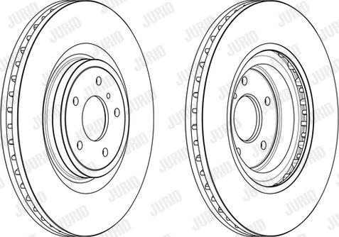 Jurid 563195JC-1 - Disc frana www.parts5.com