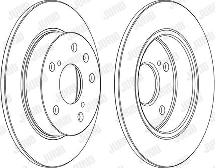 Jurid 563141JC - Brake Disc www.parts5.com