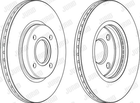 Jurid 563115JC - Disco de freno www.parts5.com