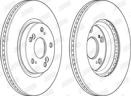 Jurid 563127JC - Zavorni kolut www.parts5.com