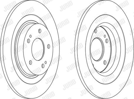 Jurid 563216JC - Disco de freno www.parts5.com