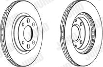 Jurid 562960JC - Тормозной диск www.parts5.com