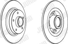 Jurid 562981J-1 - Тормозной диск www.parts5.com