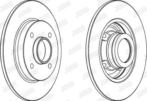 Jurid 562938JC-1 - Brzdový kotúč www.parts5.com