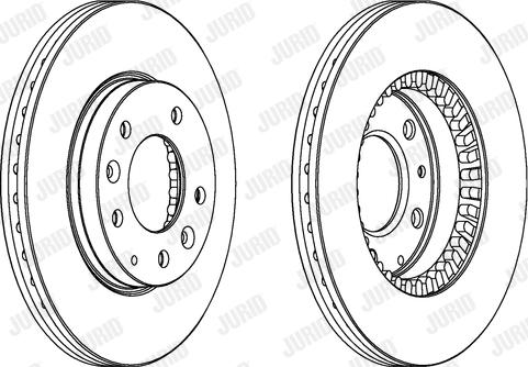 Jurid 562446JC - Brake Disc www.parts5.com