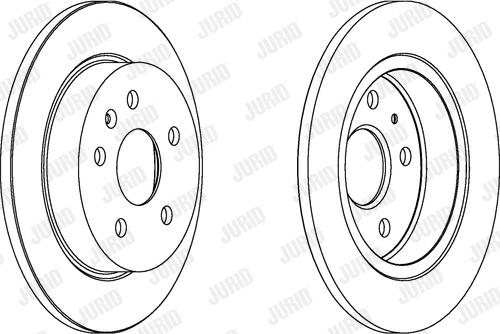 Jurid 562461JC - Brake Disc www.parts5.com