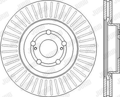 Jurid 562439JC - Disc frana www.parts5.com