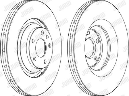 Jurid 562506JC-1 - Disc frana www.parts5.com