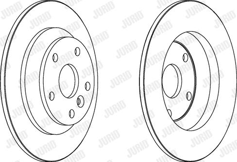 Jurid 562536JC - Disc frana www.parts5.com