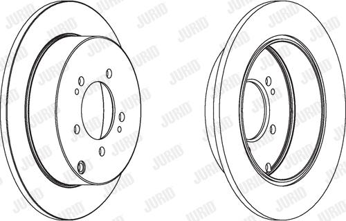 Jurid 562527JC - Disco de freno www.parts5.com