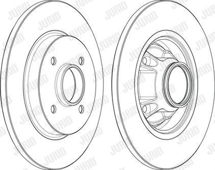 Jurid 562611J-1 - Brake Disc www.parts5.com