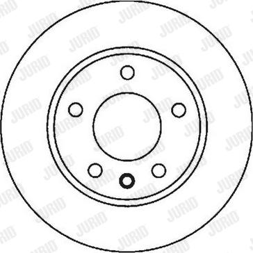 Jurid 562036JC - Disc frana www.parts5.com