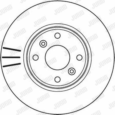 Jurid 562103JC - Тормозной диск www.parts5.com