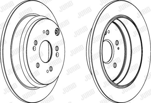 Jurid 562884JC - Disque de frein www.parts5.com