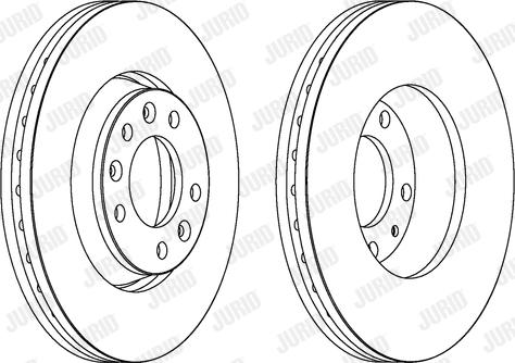 Jurid 562839JC - Brake Disc www.parts5.com