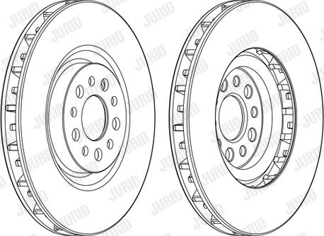 Jurid 562394JC - Disc frana www.parts5.com