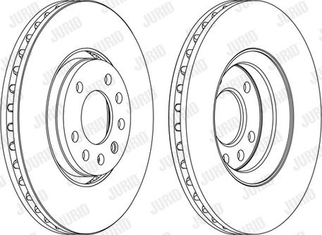 Jurid 562385JC-1 - Disc frana www.parts5.com