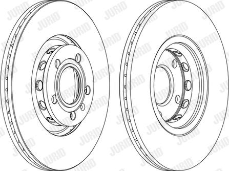 Jurid 562383JC-1 - Fren diski www.parts5.com