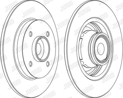 Jurid 562374J-1 - Zavorni kolut www.parts5.com