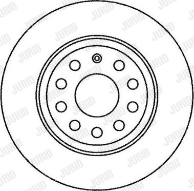 Jurid 562258JC - Disc frana www.parts5.com