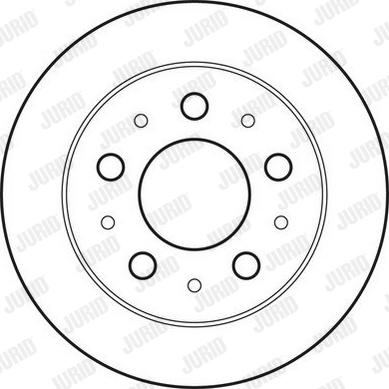 Jurid 562753JC - Kočioni disk www.parts5.com