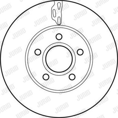 Jurid 562752JC - Спирачен диск www.parts5.com