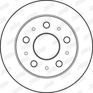 Jurid 562757JC - Kočioni disk www.parts5.com