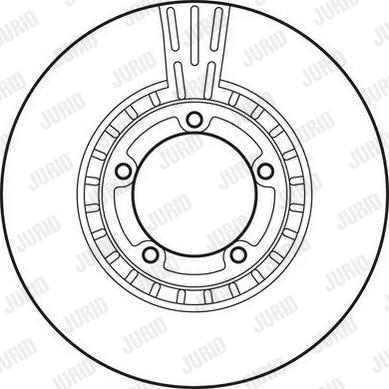 Jurid 562768JC - Zavorni kolut www.parts5.com