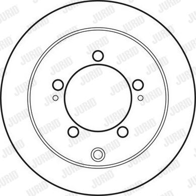 Jurid 562781JC - Disque de frein www.parts5.com