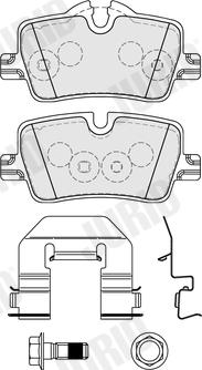 Jurid 574018J - Brake Pad Set, disc brake www.parts5.com