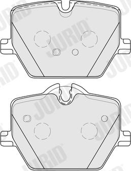 Jurid 574079J - Brake Pad Set, disc brake www.parts5.com