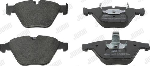 Jurid 571990J - Тормозные колодки, дисковые, комплект www.parts5.com