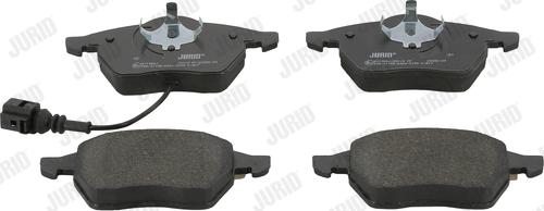 Jurid 571984J - Set placute frana,frana disc www.parts5.com